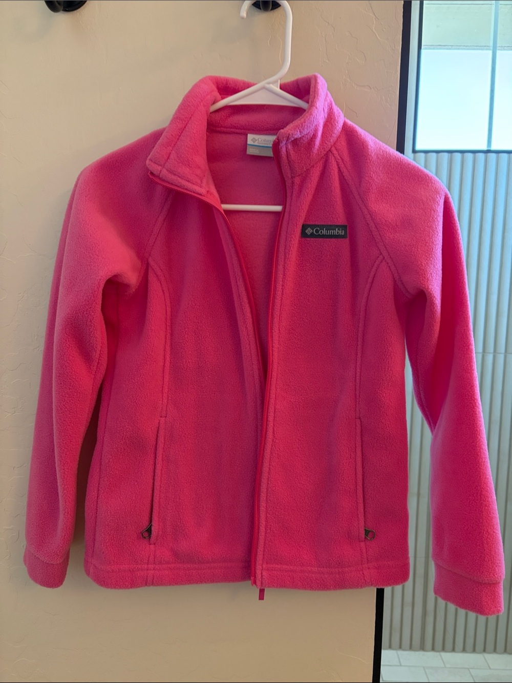 Columbia Kids Pink Full-Zip Fleece Jacket